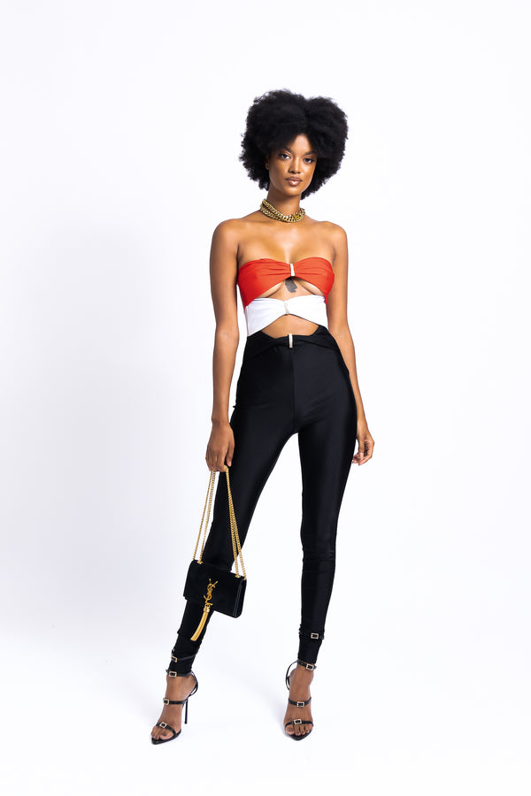 Satin Three Layer Jumpsuit