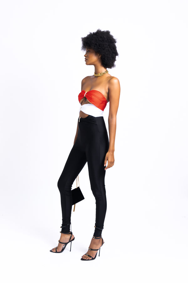 Satin Three Layer Jumpsuit