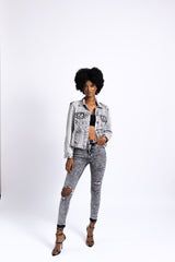 Acid Wash Skinny Jeans